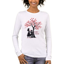 Personalised Love Tree – Women’s Long Sleeve Tee