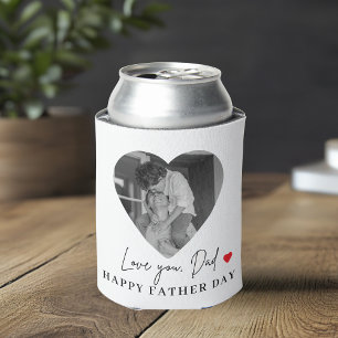Personalised Love You Dad Photo   Fathers Day Gift Can Cooler
