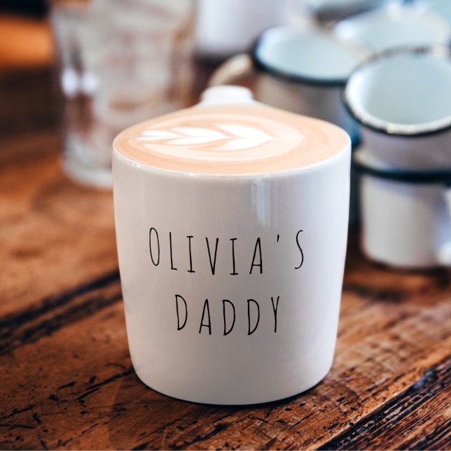 Personalised Love You Daddy Photo  Espresso Cup (Creator Uploaded)