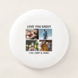 Personalised Love You Daddy Photo   Wham-O Frisbee<br><div class="desc">A personalised photo frisbee for dad with pictures of him and his kids. Great gift for a birthday,  Father's Day or a new dad.</div>