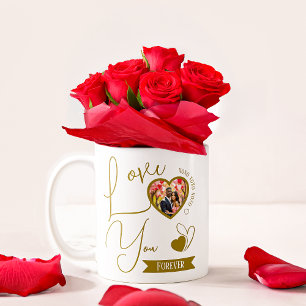 Personalised Love You Forever Valentine's Day Coffee Mug