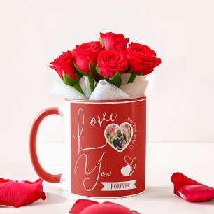Personalised Love You Forever Valentine's Day Mug