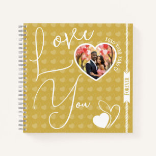Personalised Love You Forever Valentine's Day Notebook