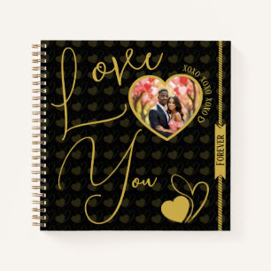 Personalised Love You Forever Valentine's Day Notebook