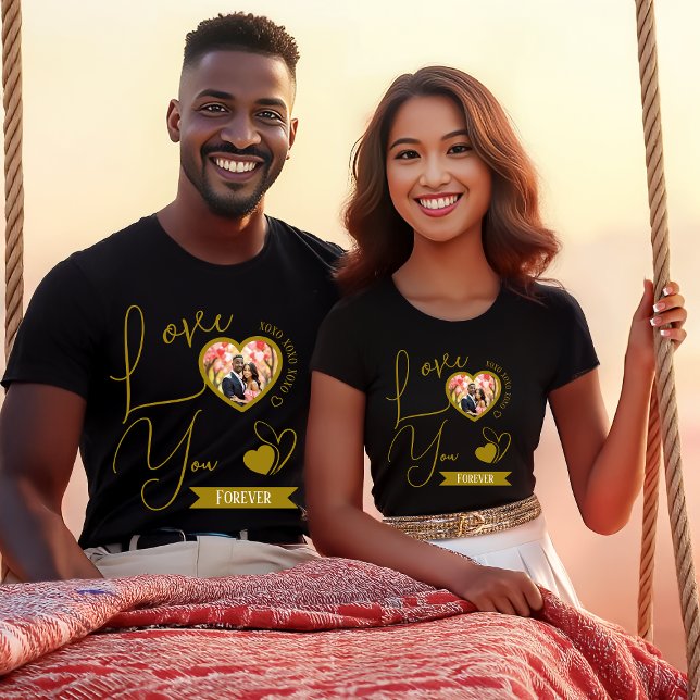 Personalised Love You Forever Valentine's Day T-Shirt (Creator Uploaded)