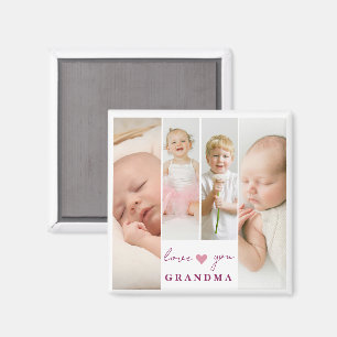 Personalised 'Love You Grandma' Magnet