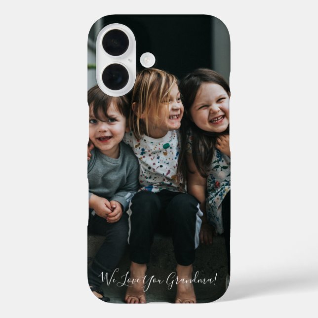 Personalised Love You Grandma Photo Handwritten   Case-Mate iPhone Case (Back)