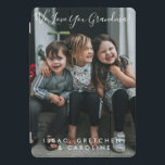 Personalised Love You Grandma Photo Handwritten   iPad Pro Cover<br><div class="desc">Personalised Love You Grandma Photo with Handwritten Typography iPad Case (all text can be customised)</div>