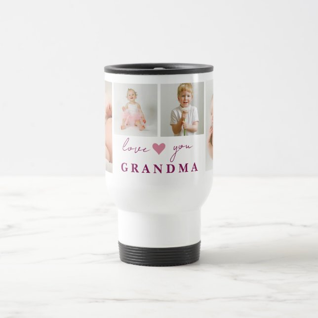 "Personalised 'Love You Grandma' Travel Mug  (Center)