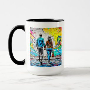 Personalised Love You Lots   Couple Holding Hands Mug