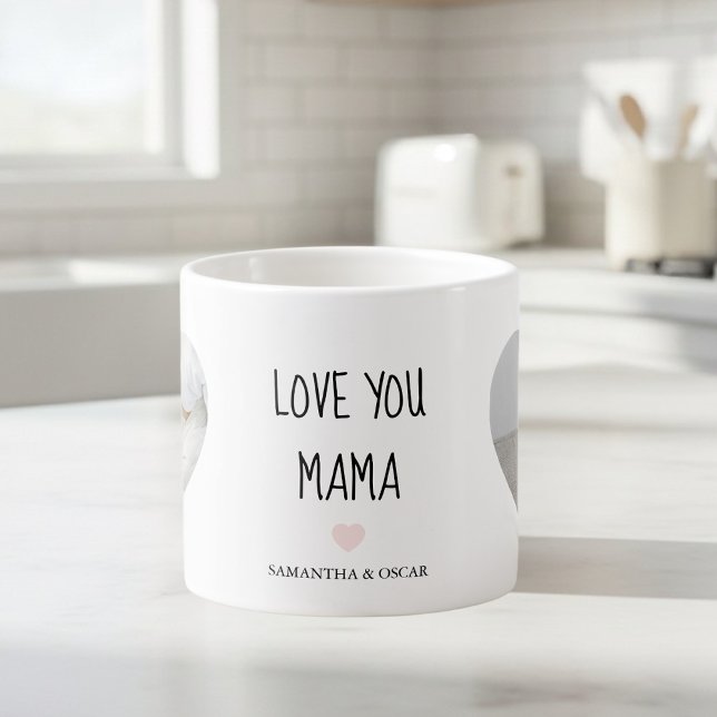 Personalised Love You Mama | Custom Photo Gift Espresso Cup (Creator Uploaded)
