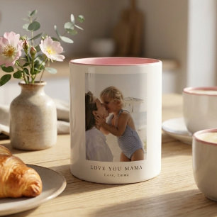 Personalised Love You Mama Photo   Custom  Mug