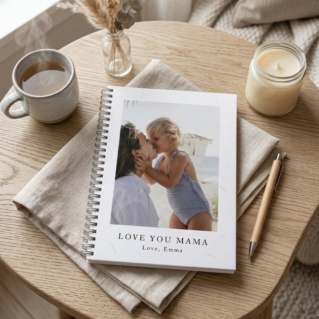 Personalised Love You Mama Photo | Custom Notebook (Creator Uploaded)