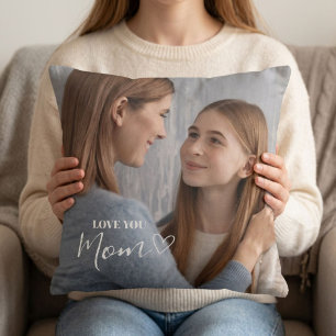 Personalised Love You Mum Photo Cushion