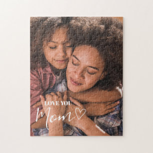 Personalised Love You Mum Photo Jigsaw Puzzle