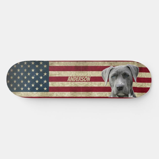 Personalised Loveable Family Dog Skateboard (Horz)