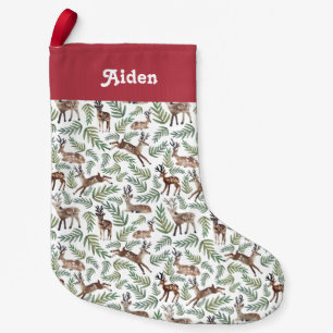 Personalised   Loved Dearly Small Christmas Stocking