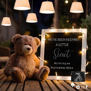 Personalised lovely Digital Pregnancy Announcement