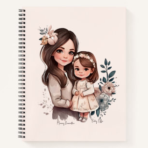Personalised Lovely Mother and Daughter (3) Notebook