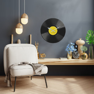 Personalised LP Vinyl Record Wall Clock