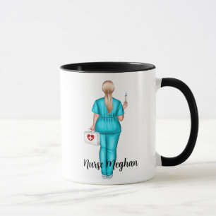Personalised LPN Nurse (Blonde) Gift Mug