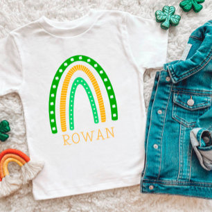 Personalised Lucky Rainbow St. Patrick’s Day Toddler T-Shirt