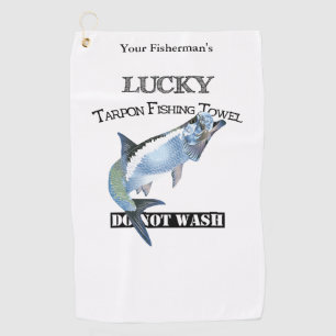 Personalised Lucky Tarpon Fishing Towel