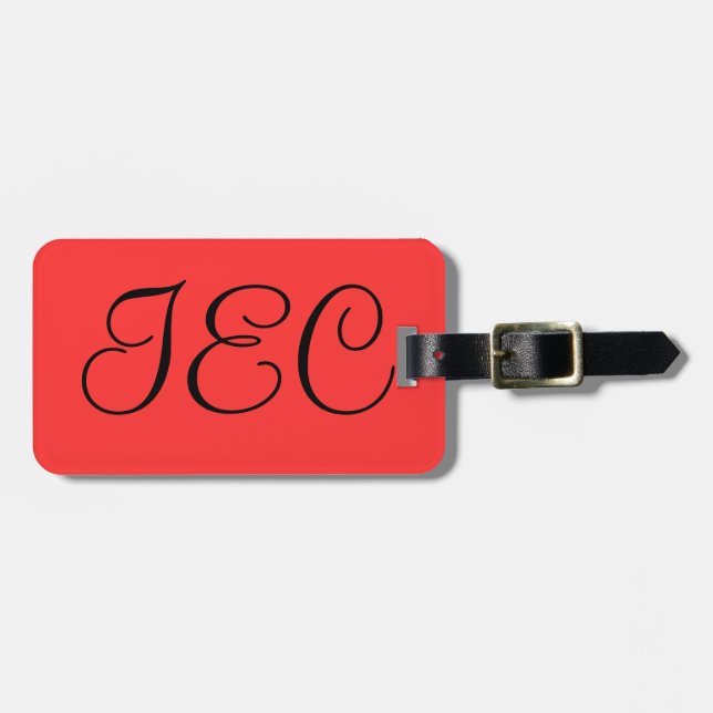 Personalised  Luggage Tag (Front Horizontal)