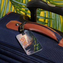 Personalised Luggage Tag - Mountain View