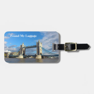 Personalised Luggage Tags-Tower Bridge London. Tag