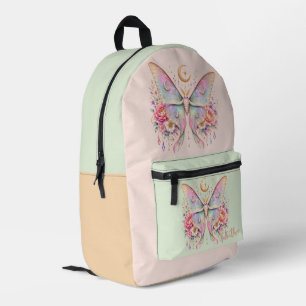 Personalised Luna Moth Backpack