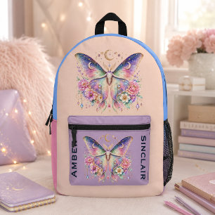 Personalised Luna Moth Backpack 