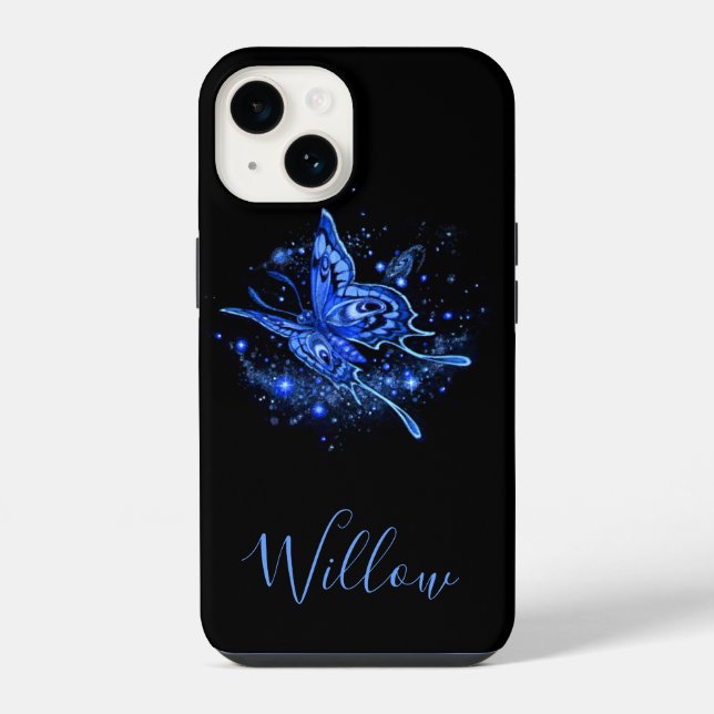 Personalised Lunar Moth  iPhone Case (Back)