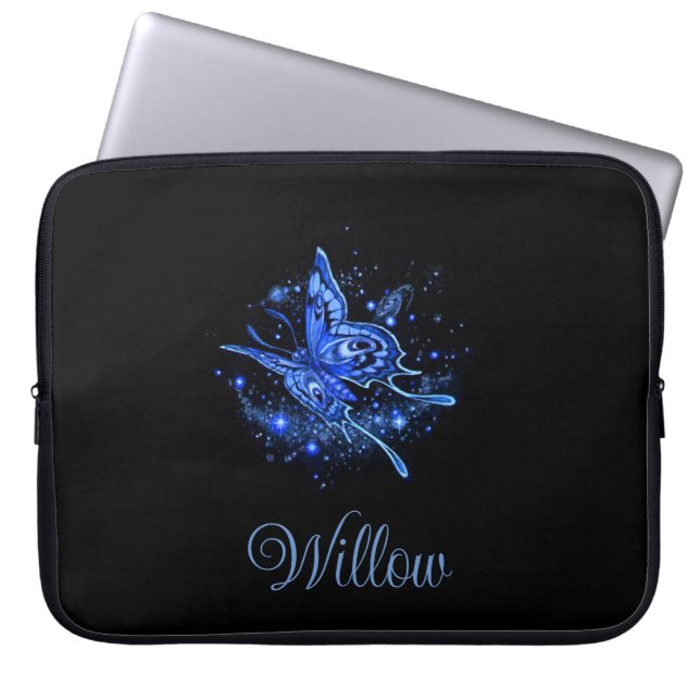 Personalised Lunar Moth Laptop Sleeve (Front)