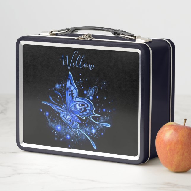 Personalised Lunar Moth Metal Lunch Box (In Situ)
