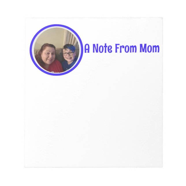 Personalised Lunchbox Love Back to school Notepad (Front)