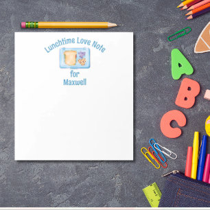 Personalised Lunchtime Love note back to school