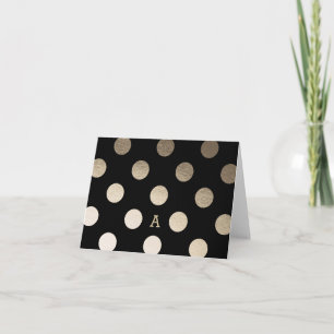 Personalised   Luxe Dots Stationery Note Card