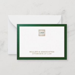 Personalised Luxury Company Logo Card