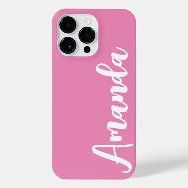 Personalised Luxury Custom Name Monogram iPhone  Case (Back)