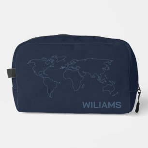Personalised Luxury Deluxe Travel Kit Dopp Kit