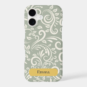 Personalised Luxury Floral Phone Case