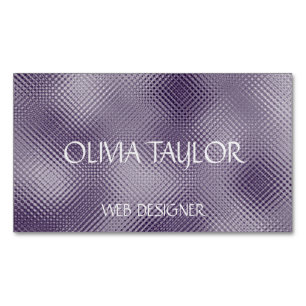 Personalised luxury metallic pattern foil Magnetic business card