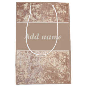 Personalised Luxury velvet special gift bag