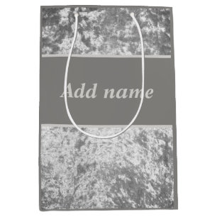 Personalised Luxury velvet special gift bag