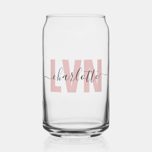 Personalised LVN Licensed Vocational Nurse Chic Can Glass