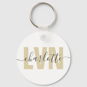 Personalised LVN Licensed Vocational Nurse Chic Key Ring