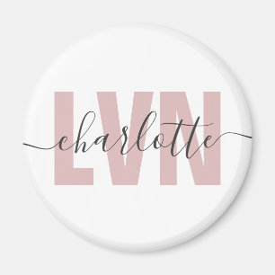 Personalised LVN Licensed Vocational Nurse Chic Magnet
