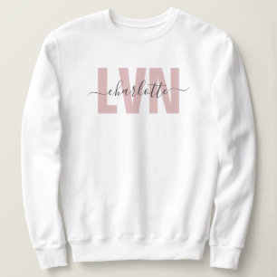 Personalised LVN Licensed Vocational Nurse Chic Sweatshirt