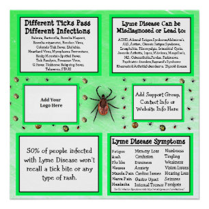 Personalised Lyme disease Information Poster